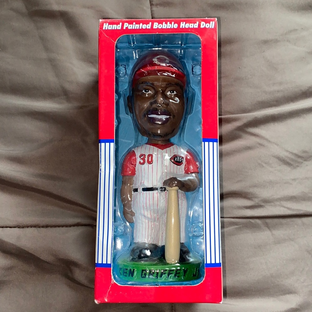 Hand painted bobble head Ken Griffey Junior